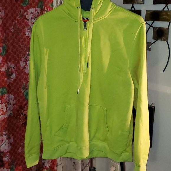 Neon Yellow Sweatshirt - Picture 1 of 4